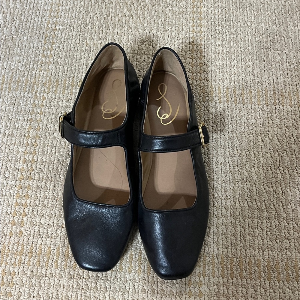 Sam Edelman Black Mary Jane Flats